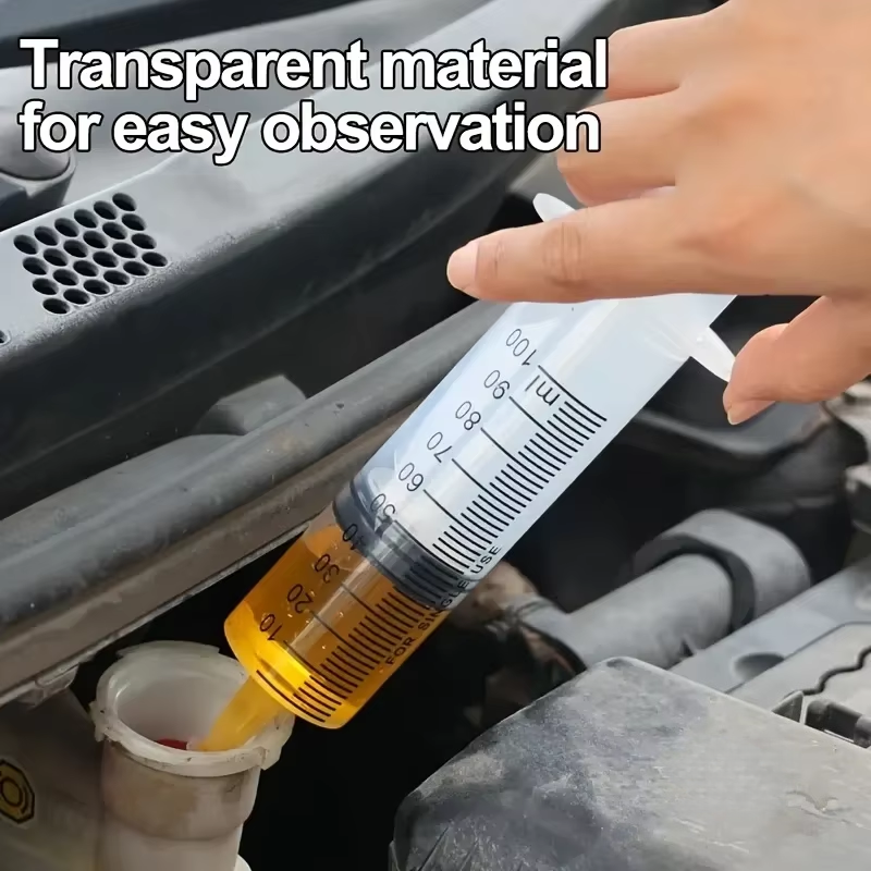 60-550ml Spuit Oliepomp Auto Brandstoftank Vulapparatuur Vloeistof Extractor Met 1m Slang Herbruikbare Naaldcilinder Vloeistofverversing