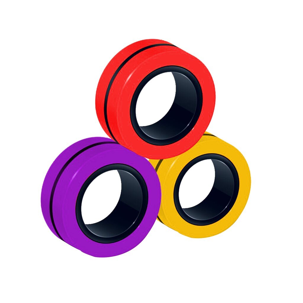 antystresowe zabawki Figet Toys Stress Fidget Toys Magnetic Bracelet Ring Unzip Toy Magic Anti Stress Decompression Toys Fidgets