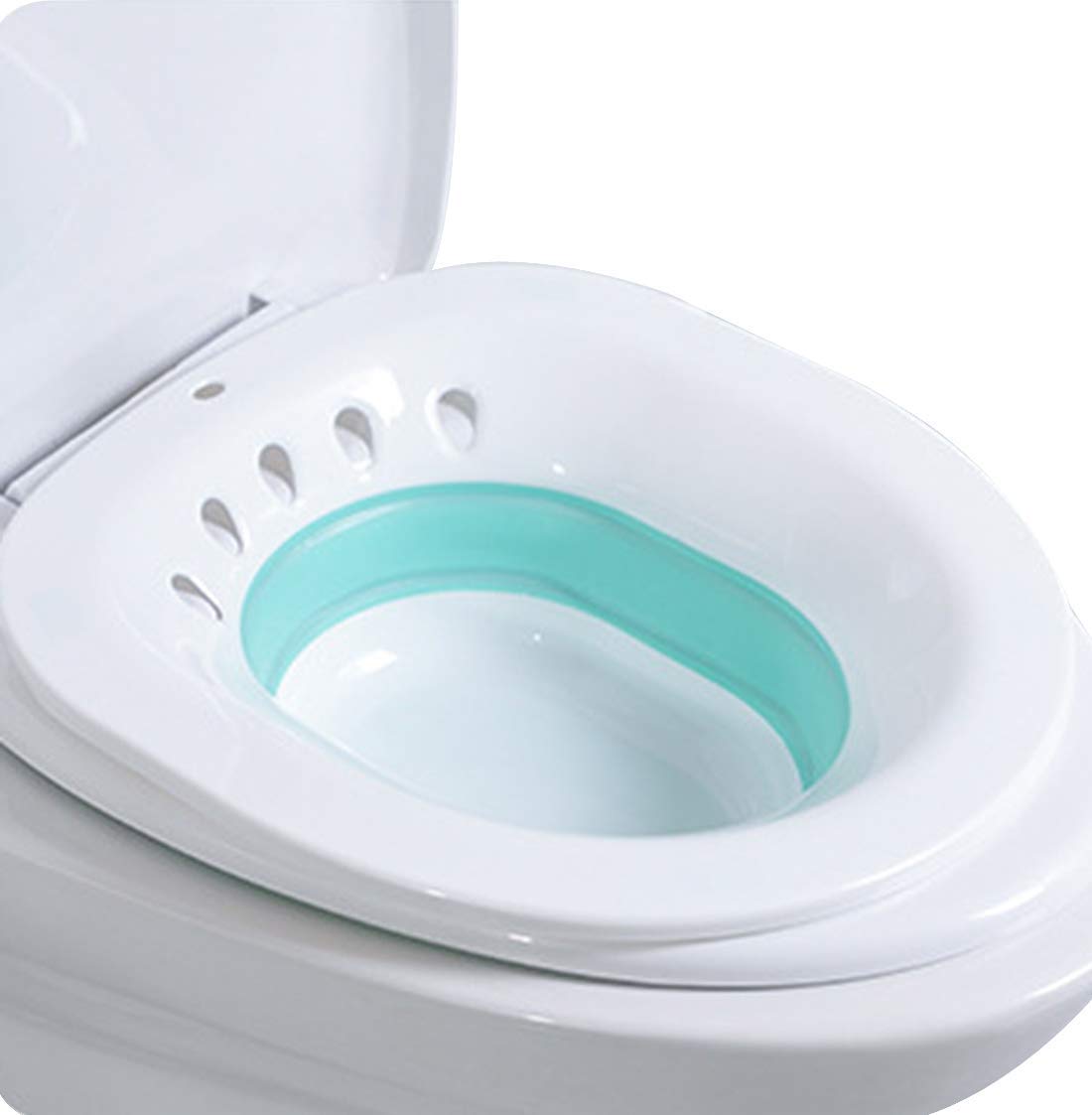 Toilets Portable Foldable Bidet Therapy Bath for Patient Sitz Tub Hemorrhoid Pregnant UK: Green