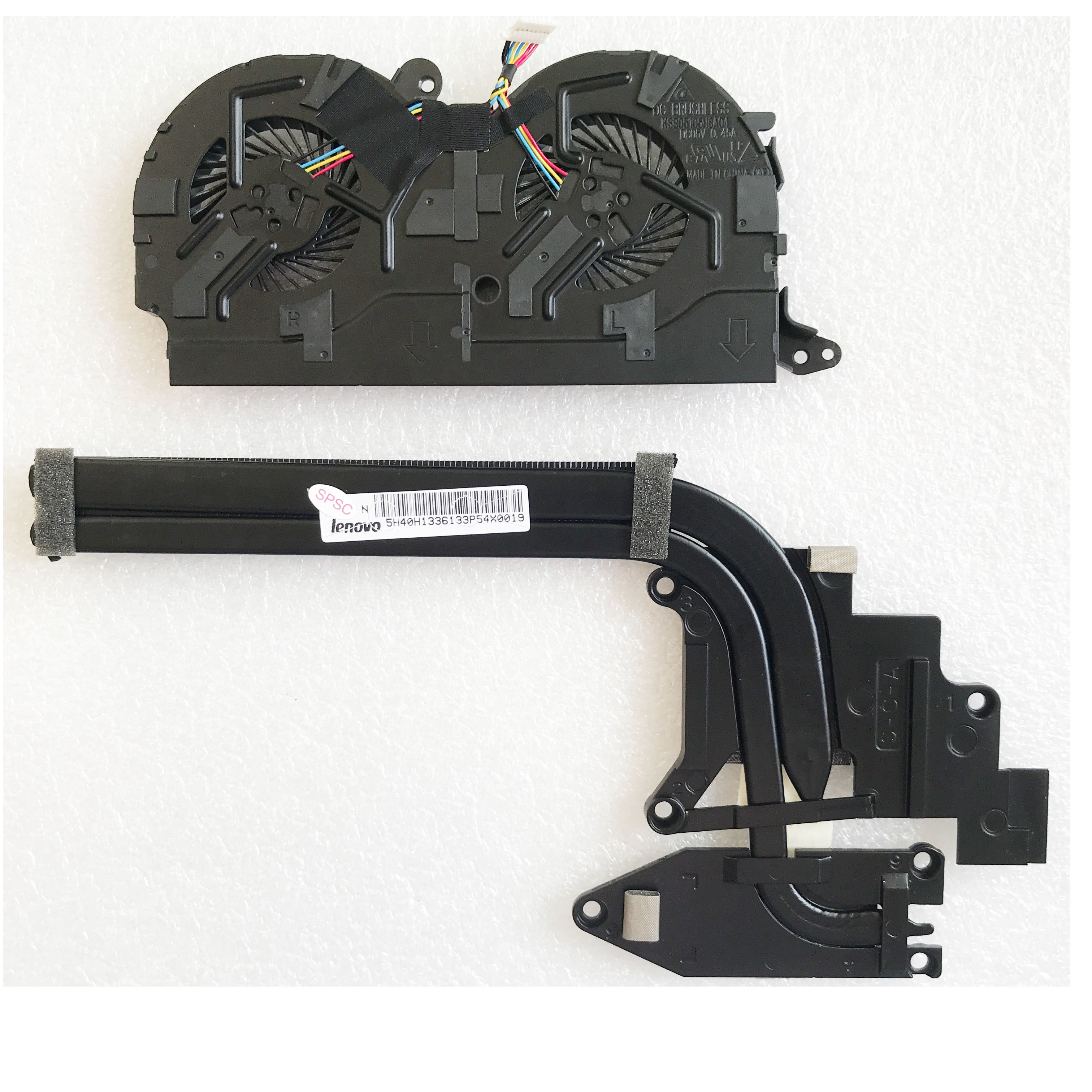 Original til lenovo  y40-80 y40-70 y50-70 y70-70 5 h 40 h 13361 bærbar kølelegeme med blæser  at1880010 s 0 dc28000 etd 0: Kølelegeme med blæser