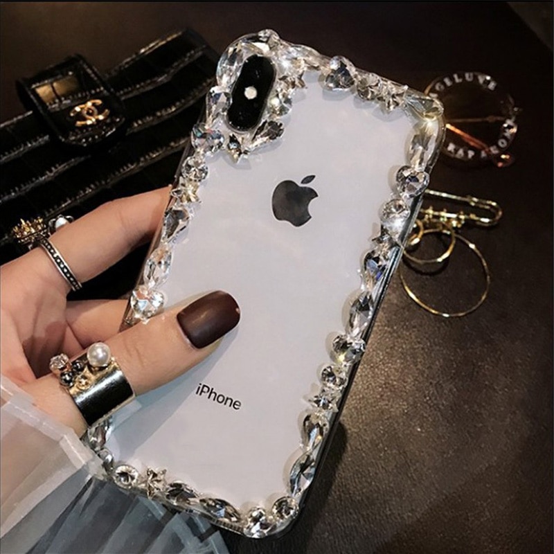 Luxe Rhinestone Case Voor Huawei P30 P20 Lite Pro P10 P9 Lite Mate 30 20 10 Pro Lite Case Transparant diamant Coque Shell