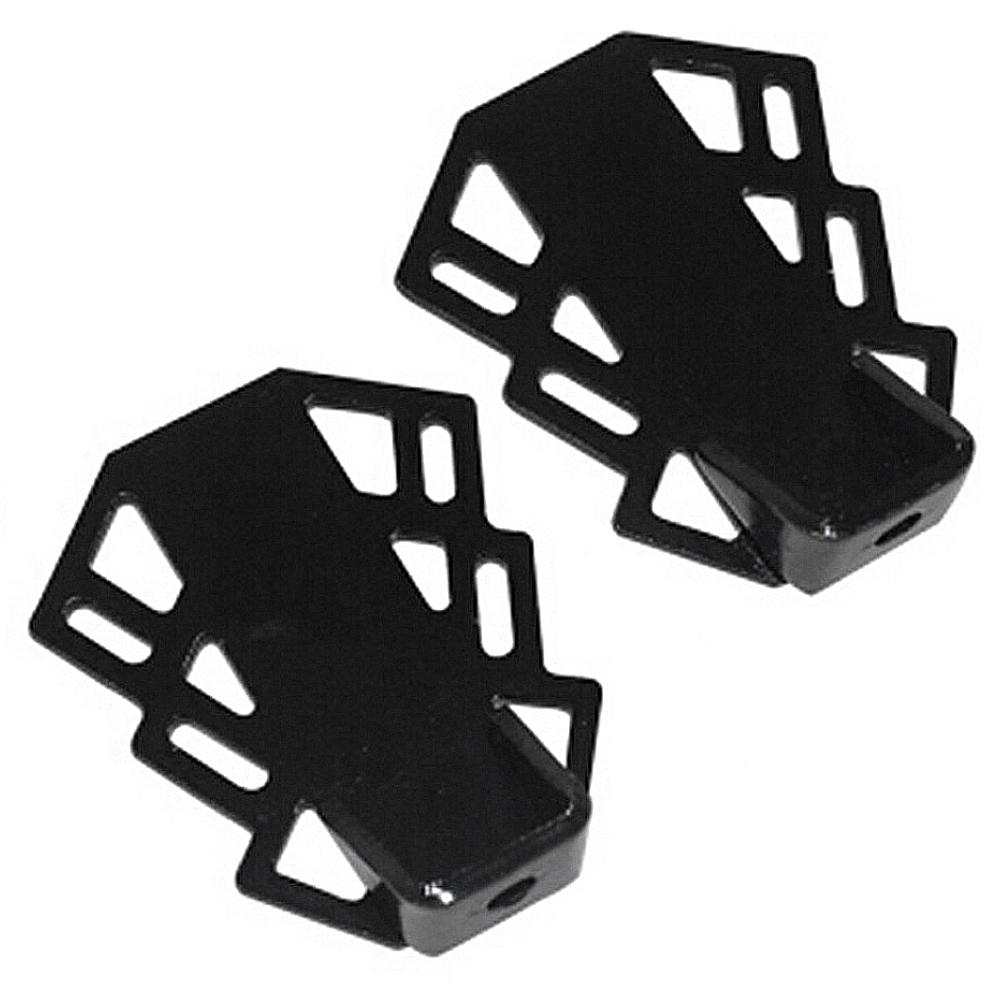 1 Pair Stainless Steel MTB Bike Foot Pegs Bicycle Pedals Rear Axle Foot Pegs BMX Footrest Lever Cylinder Bike Accessorie