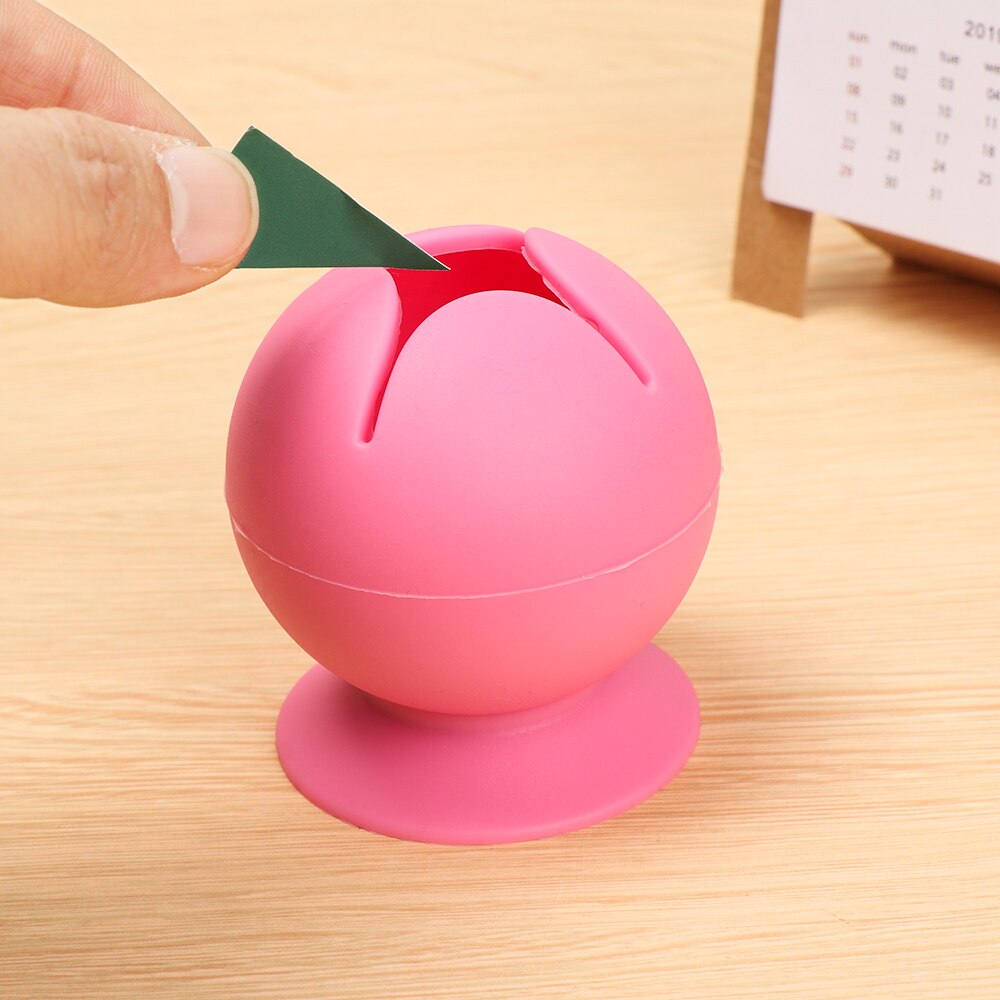 1PC Portable Opening Suction Cup Vinyl Weeding Scrap Waste Collector Household School DIY Handicraft Sewing Storage Accessories