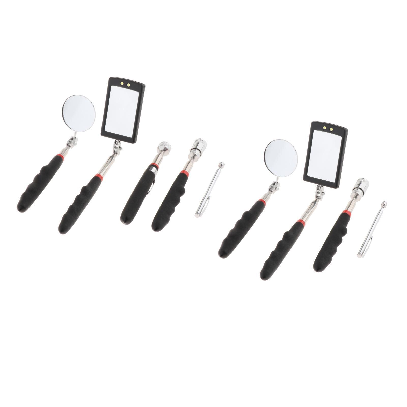 Magnetic Telescoping Pickup Tool Set with Magnetic Suction Rod Fits for Car Maintenance