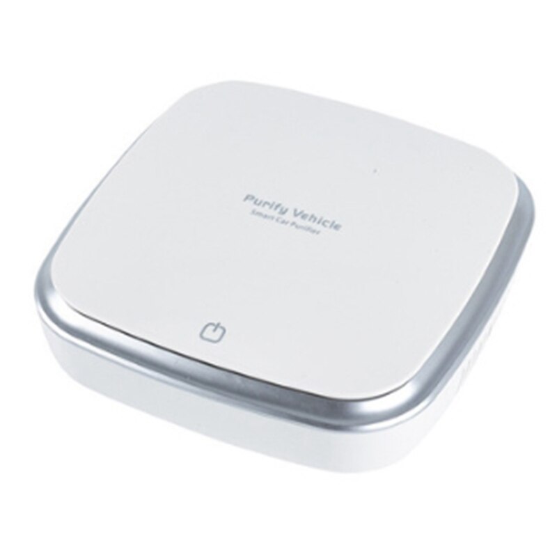 Slimme luchtreiniger met hepa-filter frisse autoluchtreiniger verwijder  pm2.5: Wit
