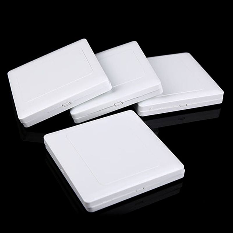 Zócalo de interruptor de pared eléctrico, Panel de cubierta en blanco, pizarra blanca, ABS, herramienta de bisel de placa de salida, 86x86mm