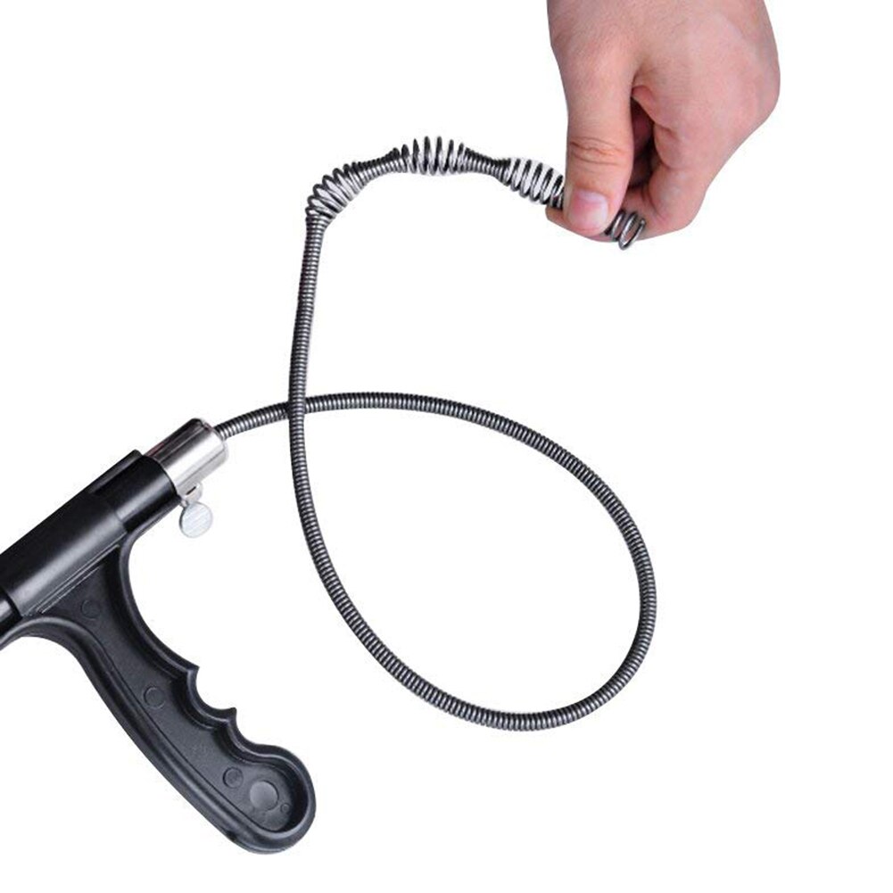 ! Home Pipe Hand-Operated Drain Auger Multiple Specification Manual Operation Toilet Sewer Drain Snake Clog Remover