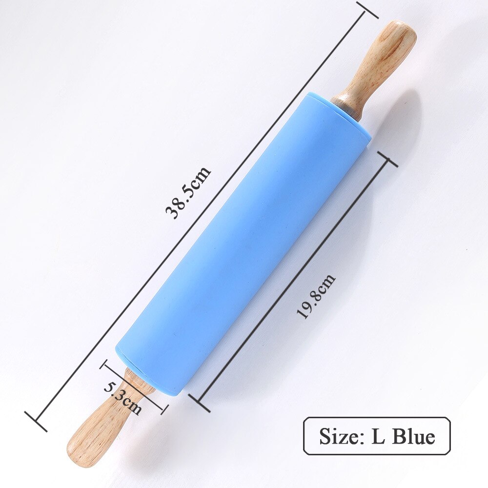 EPASUN Kleine Size non-stick Siliconen Fondant Rolling Pin Fondant Taart Deeg Roller Decorating Cake Roller Ambachten Bakken Tool