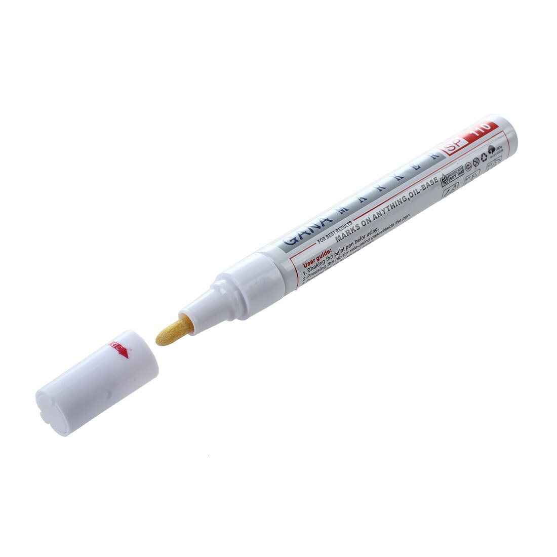 Heißer-1 Weiß dauerhaft Auto Reifen Reifen Metall Farbe Stift Marker