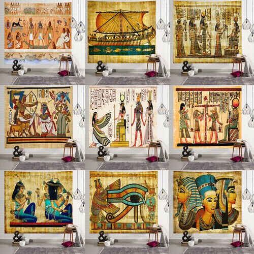 Starożytny egipski egipt gobelin dekoracja domu robić powieszenia na ścianie narzuta rzuć Sztuka