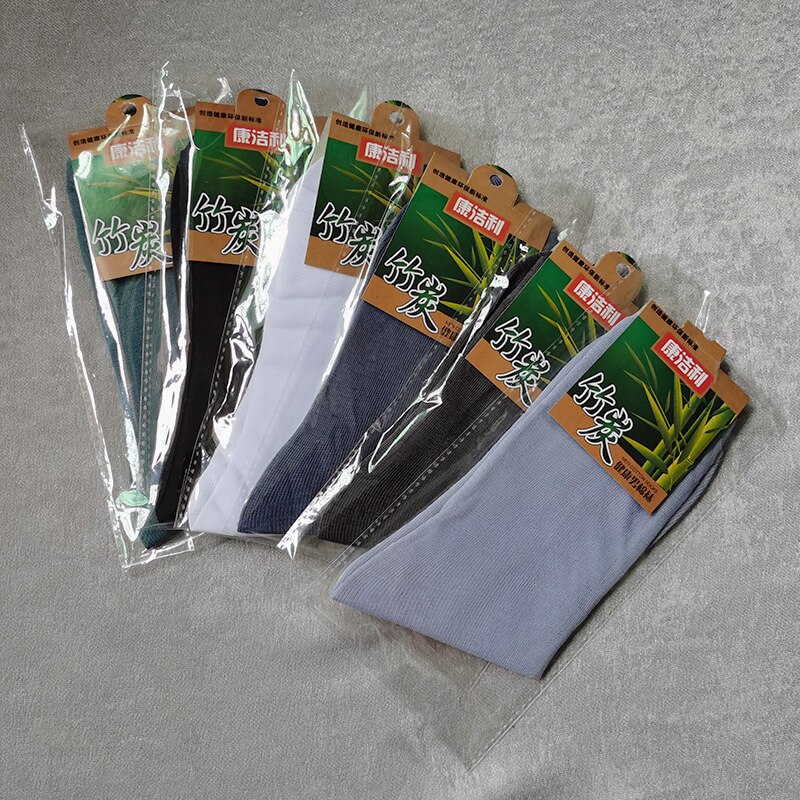 6 paires/lot bambou fibre hommes chaussettes minces longues chaussettes équipage été soie chaussettes homme affaires décontracté doux élastique chaussette mâle Calcetine