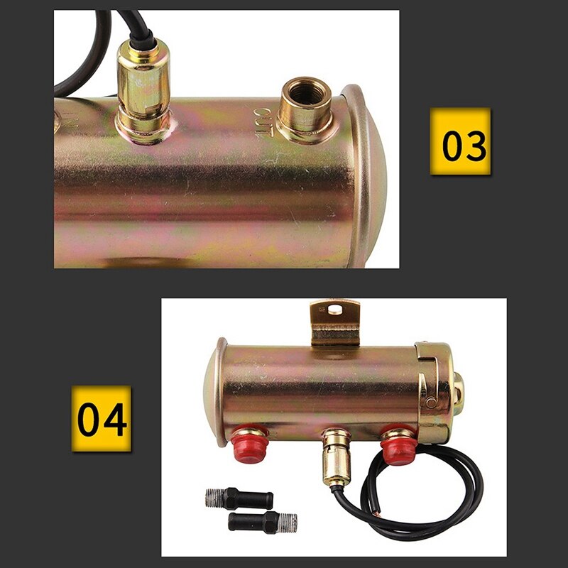 Car Modification Universal Electric Fuel Pump Fuel Pump 12V Universal Electronic Fuel Pump