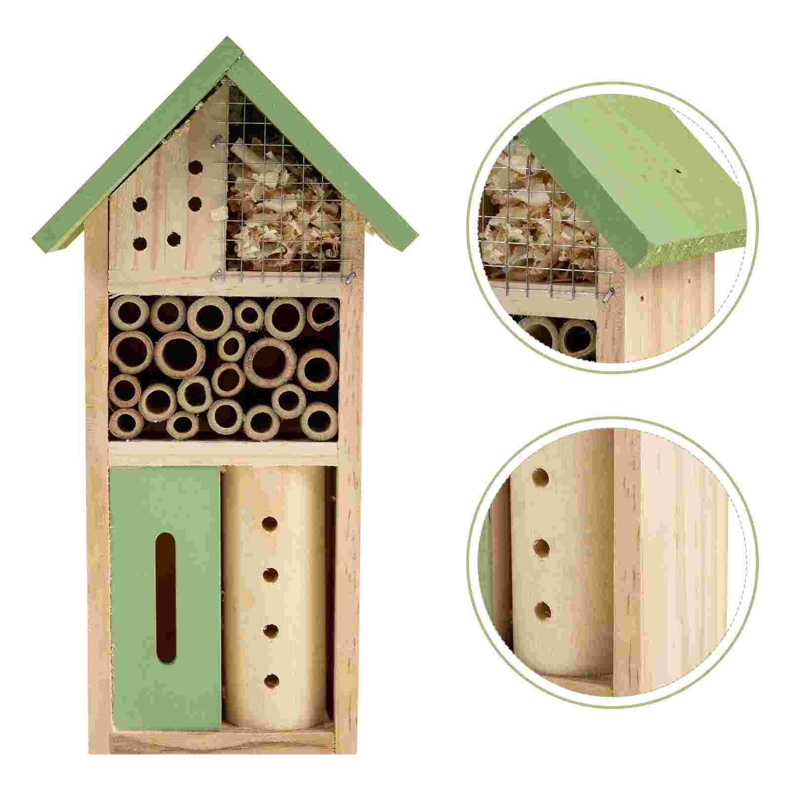 Creatieve Tuin Insect Huis Houten Bee Cabine Tuin Bee Nest Decoratie