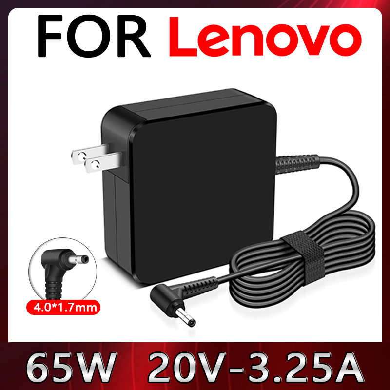 20V 3.25A 65W 4.0*1.7mm AC Laptop Charger For Lenovo IdeaPad 330s 320 100-15 B50-10 YOGA 710 510-14ISK Redmibook 14 13 Adapter