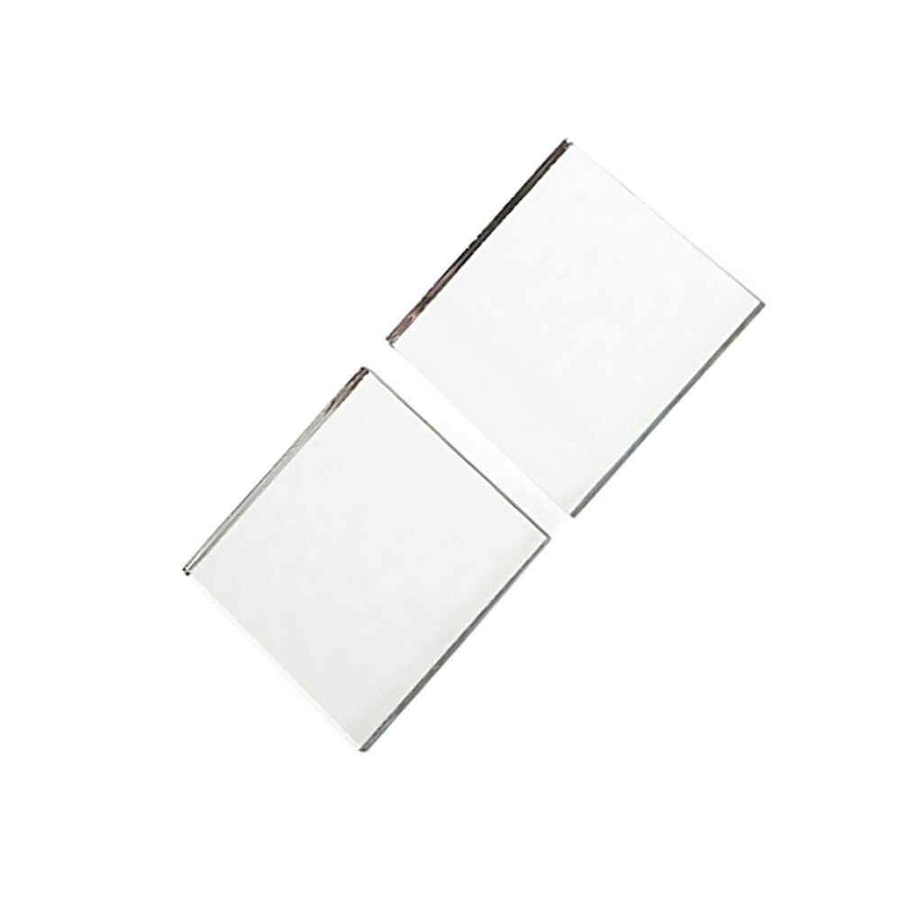 200pcs Small Square Glass Crafts Real Glass Mirror Mosaic Tiles 1x1cm