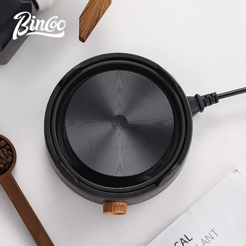 BINCOO 220V Electric Mini Coffee Heater Milk Tea Mocha Heating Stove Plate Multifunctional Cooking Pot Oven Furnace Cooker