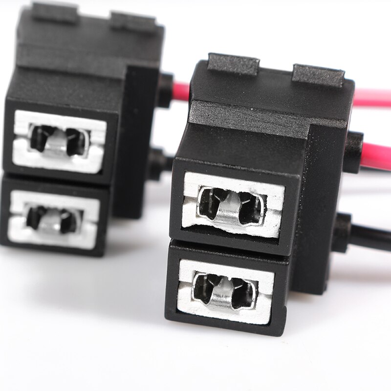 2pz di Alta Qualità di Ceramica H1 H3 H7 Lampadina Presa Adattatore per auto auto Headligt Nebbia base Della Lampada Del Supporto Del Connettore cablaggio