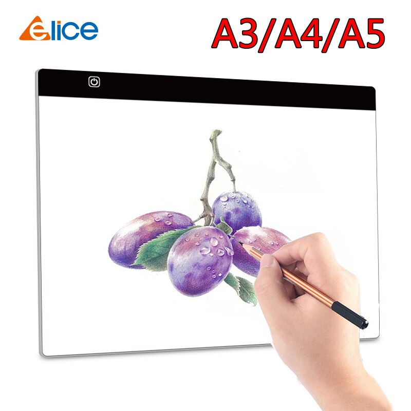 A3/A4/A5 Usb Dimbare Led Tekening Kopie Pad Tablet Diamond Schilderen Board Art Copy Pad Schrijven Schetsen tracing Led Licht Pad: A5