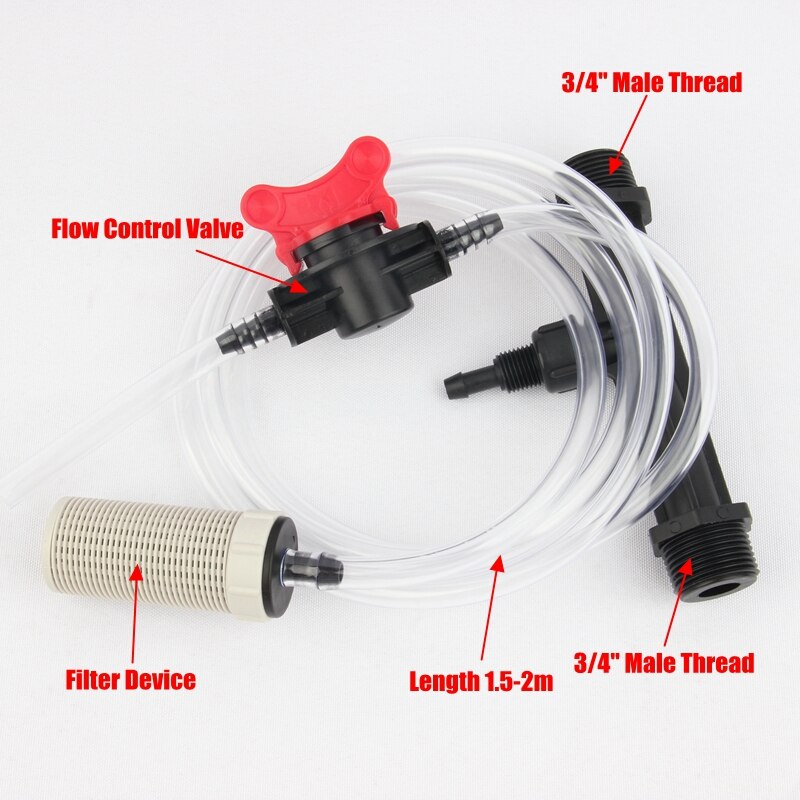 1/2" 3/4" 1" Integrated Venturi Fertilizer Injector Micro Spray Drip Irrigation Fertilizer Applicator Gardens Integration Suite