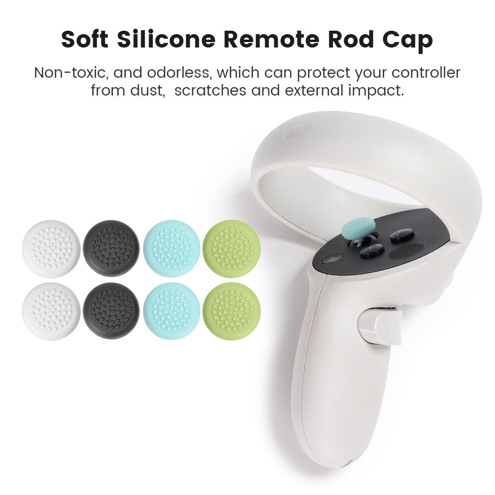 Quest 2 Controller Silicone Thumb Cap Cover Touch Controller Rocker Cap Thumbstick Cap Cover For Oculus Quest VR Accessories