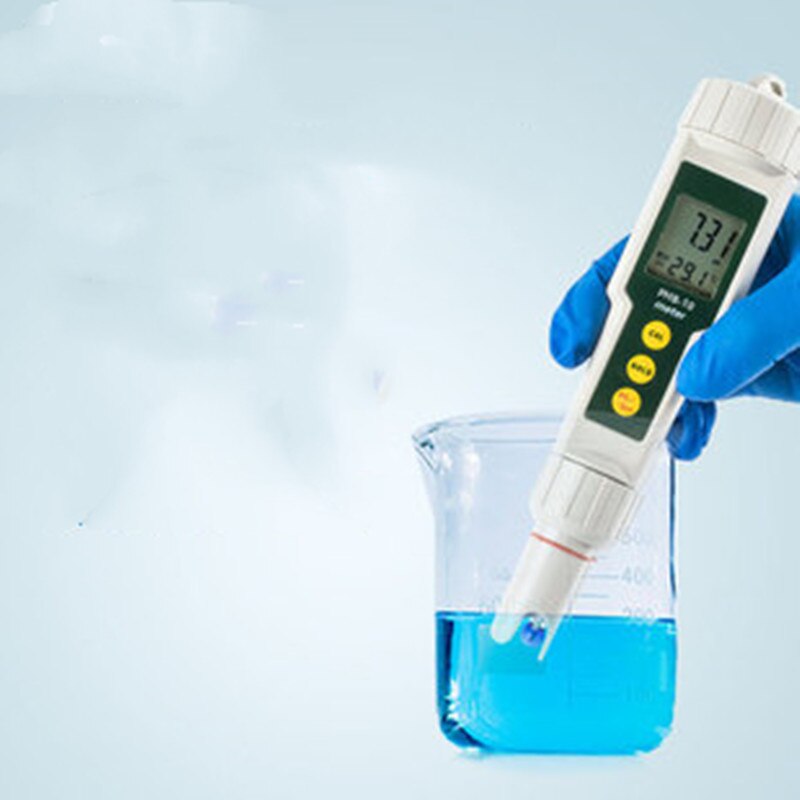 Draagbare Ph Waarde Detector 0.1 Precisie Ph Test Pen Laboratorium Pocket Tester Semi-Solid Ph Meter