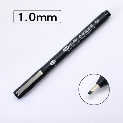 1pc koukkulinjaa kynätaide tussit kynät piirustussetti lapsille maalauskoulu taidetarvikkeet liner korealaiset paperitavarat: 1.0 mm