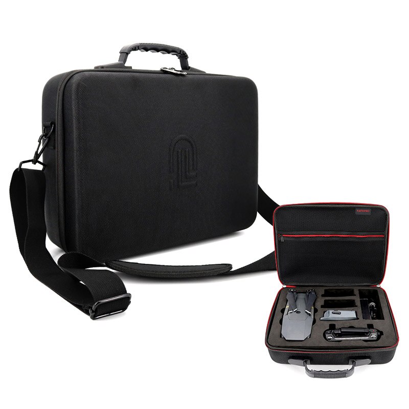 Mavic pro Updated Hardshell Carrying Carbon Fiber Case Waterproof Battery Storage Box DJI Mavic pro Drone (Black)