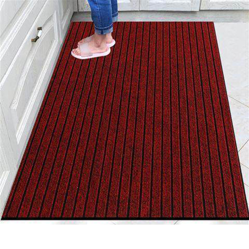 Anti Slip Long Kitchen Mat Floor Carpet Entrance Doormat Hallway Rug Stripe Outdoor Mats Easy To Clean Full Coverage DIY Mat: 1000mmx1000mm / green