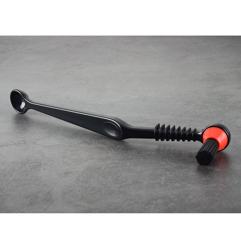 Coffee Machine Brush Cleaner with Spoon 2 in 1, Barista Espresso Machine Brush Replacement Head, Coffee Cleaning Tool: G