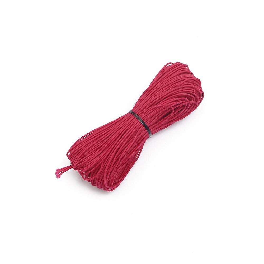 25meter 1mm Bunte Friesen Elastische Stretch Cord Perlen Gewinde String Gurt Seil Für Diy Armband Schmuck Machen Zubehör: Burgundy