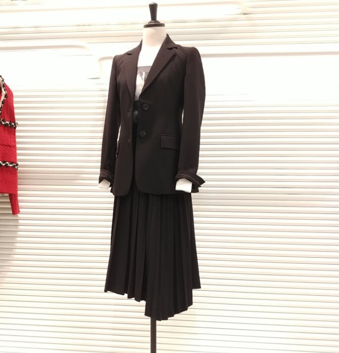 Jurken, lange blazers, enkelrijs, kantoorkleding, dames, geplooide mini-jurken met riem, plus size