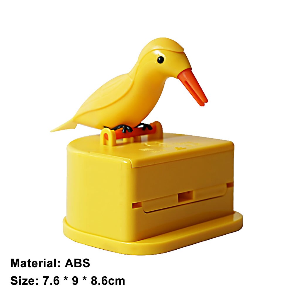 1Pc simpatico colibrì stuzzicadenti distributore automatico uccello stuzzicadenti scatola con stuzzicadenti pulizia denti segreto Stash Tandenstokers: A