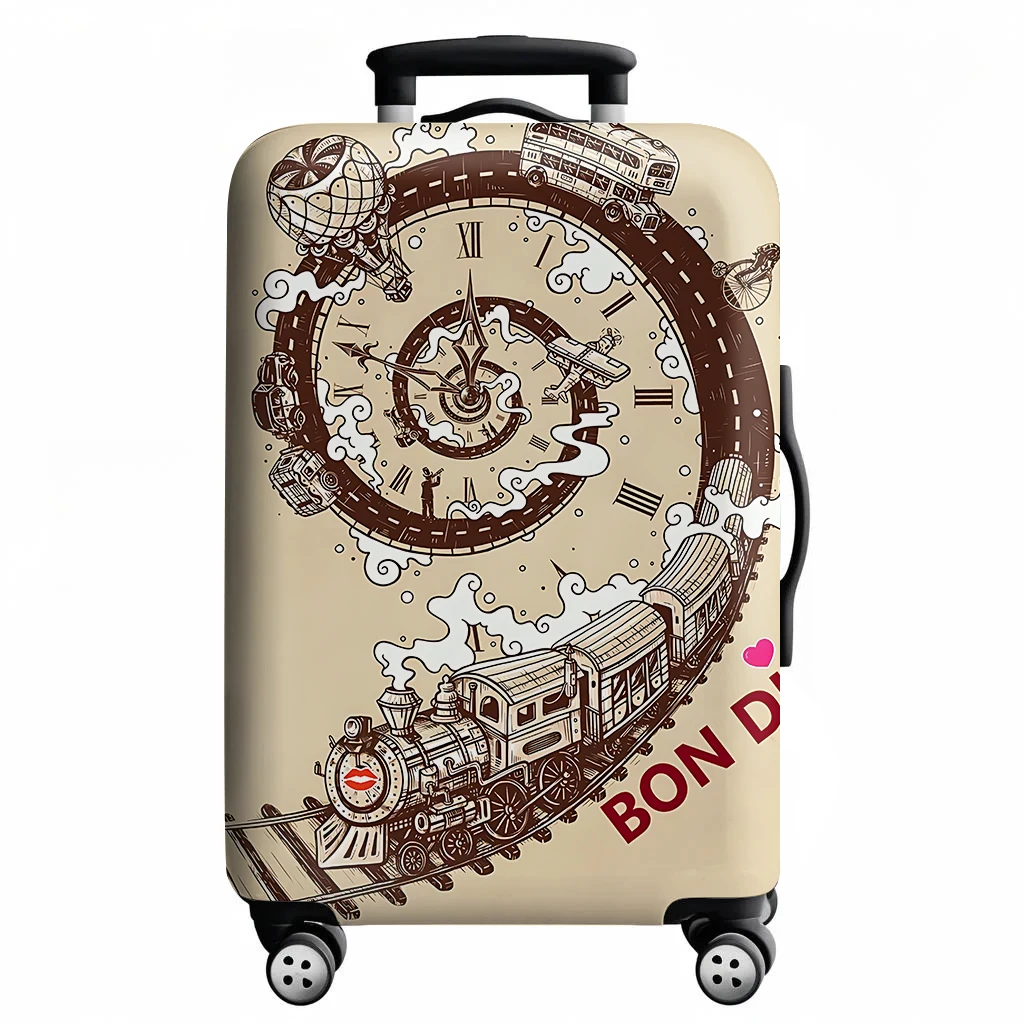 Wear Resistant Dust Covers Durable Travel Case Covers Travel Luggage Cover Luggage Compartment Protective Cover for18-32 Inch: S / Orange