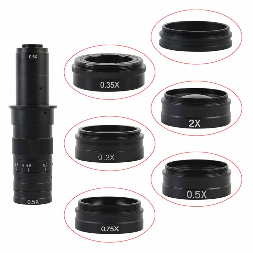 Auxiliary Objective Lens Durable Glass Plastic Suitable For 10A Monocular Video Microscope Objective Lens