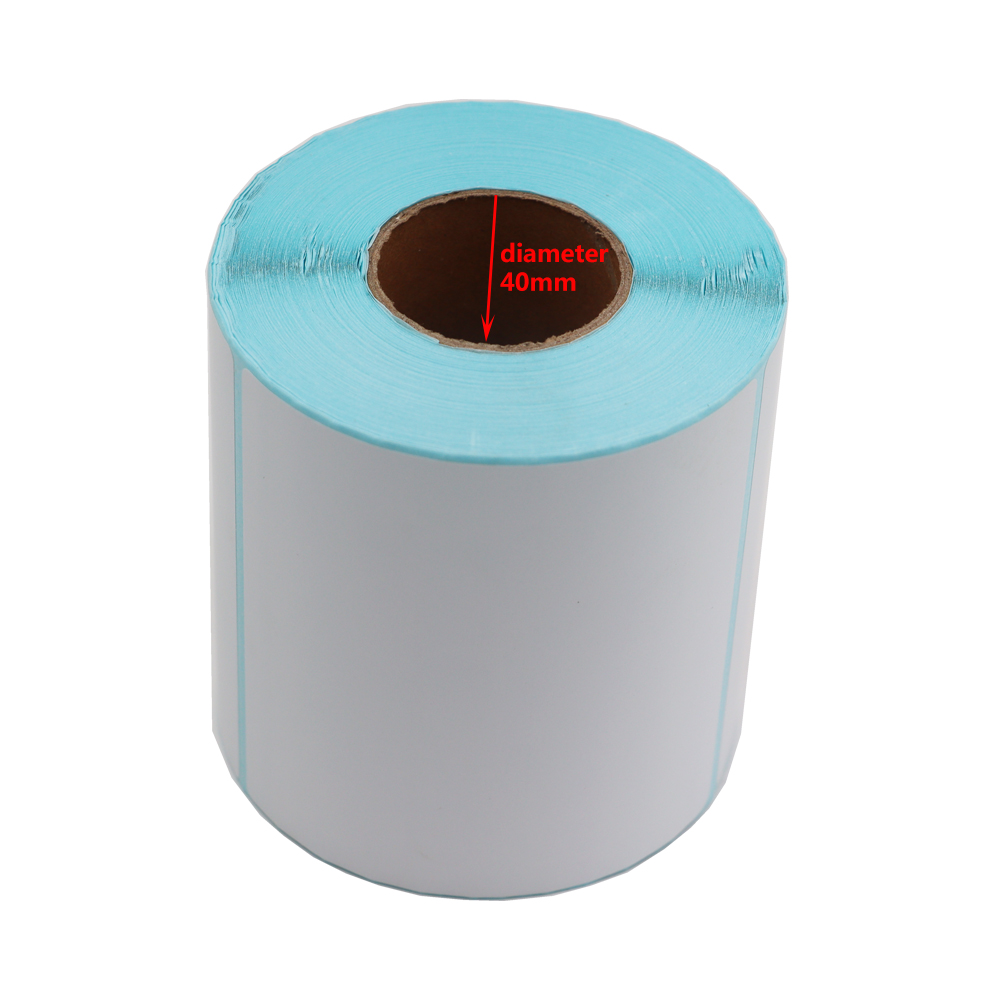 100mm Width Multiple Size Thermal Labels Paper Roll Stickers White Blank Labels For Thermal Label Self-Adhesive Paper Stickers