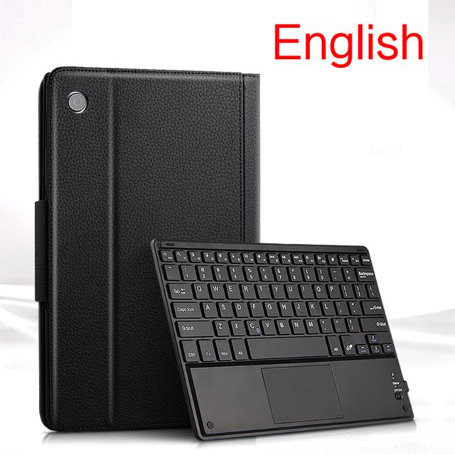 Case For Huawei MatePad T10S AGS3-L09 W09 Protective Cover Bluetooth Keyboard Protector T10 AGR-W09 L09 10.1\" Tablet Skin Case: Khaki