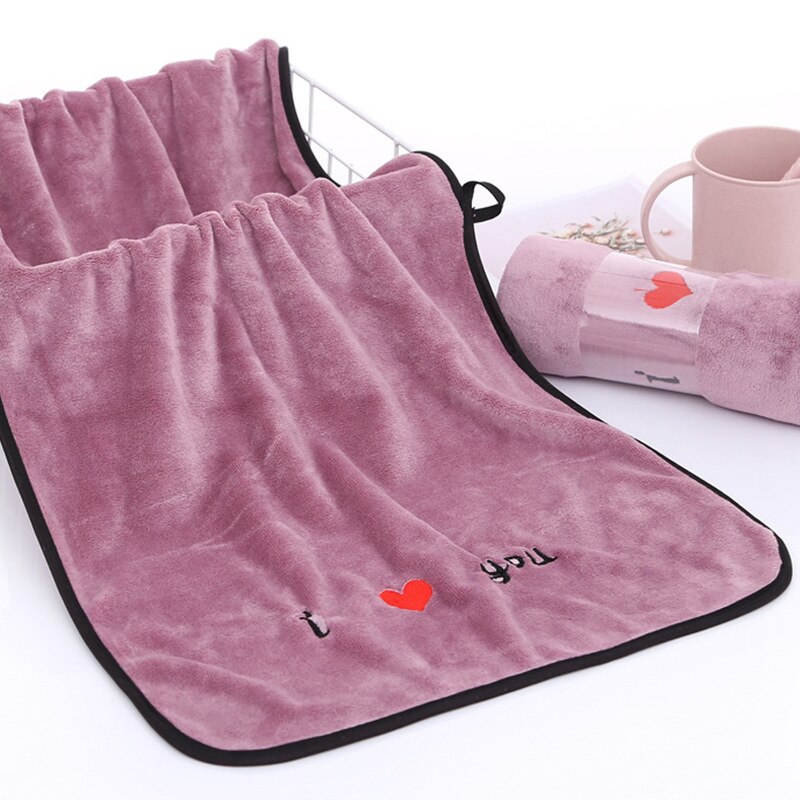 Romantic Love for Girlfriend Boyfriend Towel Anniversary For Wife Husband Valentines Day: Purple