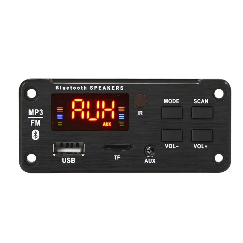 Dc12v trådløs bluetooth  mp3 wma usb / sd / fm / aux dekoder bordplate o modul farge sn  mp3 spiller til biltilbehør