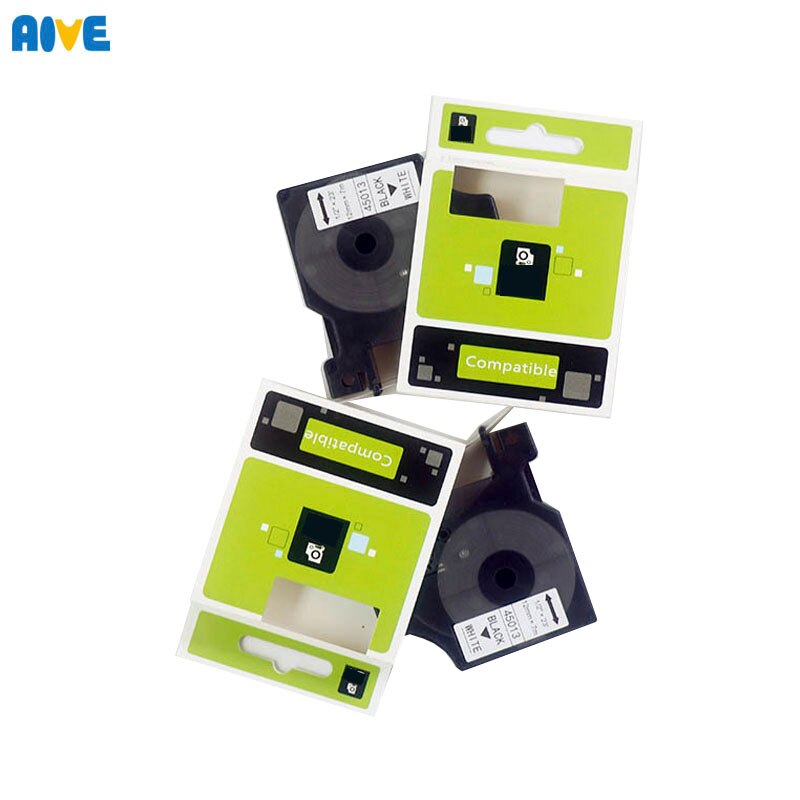 Aive 12MM Multicolor 45013 40913 43613 45018 40918 45016 Compatible Dymo D1 Label Tapes for Dymo label manager LM160 LM280 PNP