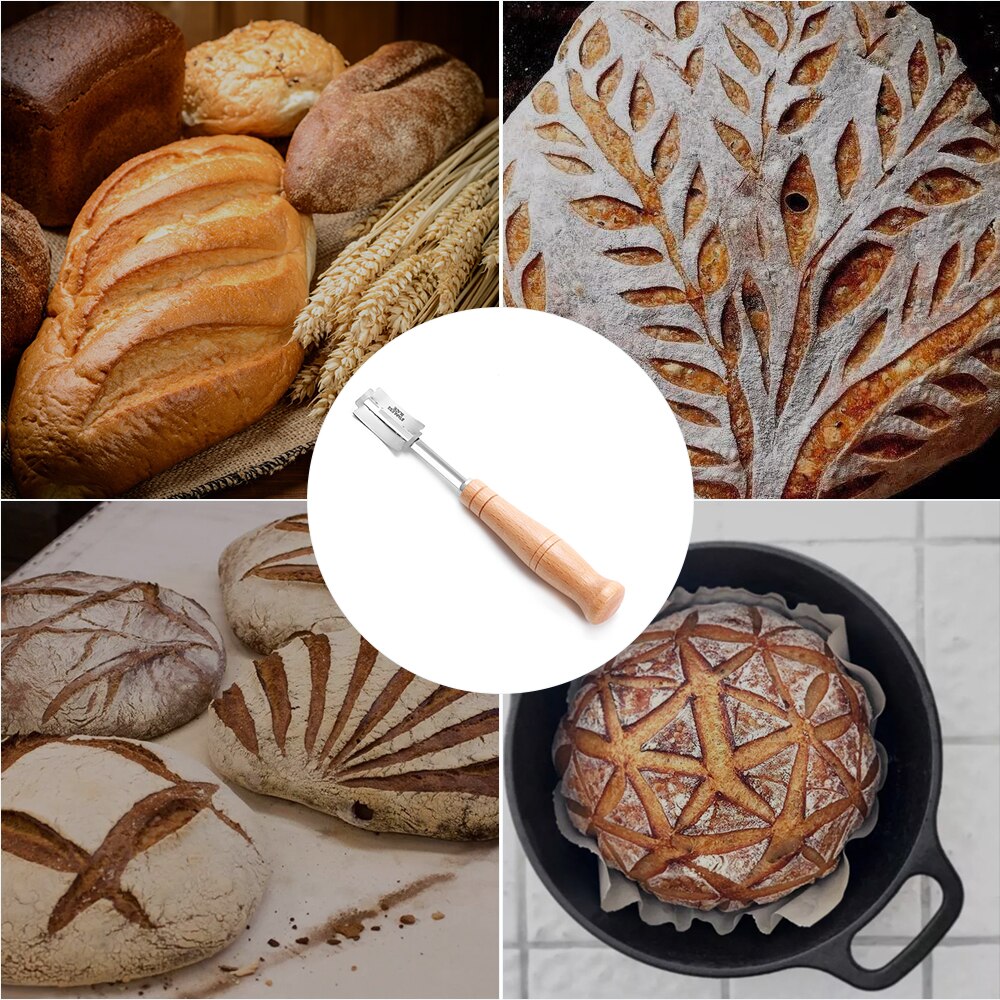 Brød skæreværktøj brød brød skære værktøj brød barbermaskine tilbehør til bagning af kniv