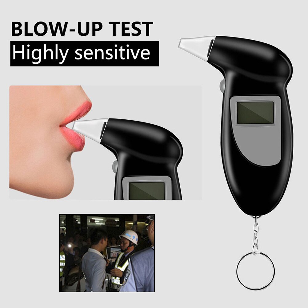 Digitale Adem Alcohol Tester Handheld Blaastest Alcohol Meter Met Lcd-scherm ALI88