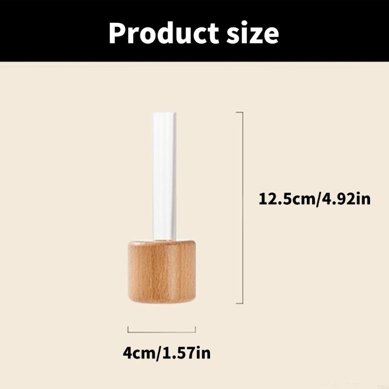 Jarrones flores base madera jarrones tubo para plantas agua y accesorios exhibición flores y5ga