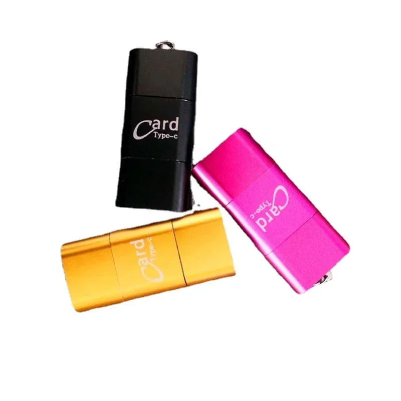 3in1 Card Reader Universal 3 In1 OTG Type-C Card Reader USB 3.0 To 2 Slot TF SD for Phones PC Light Adapters