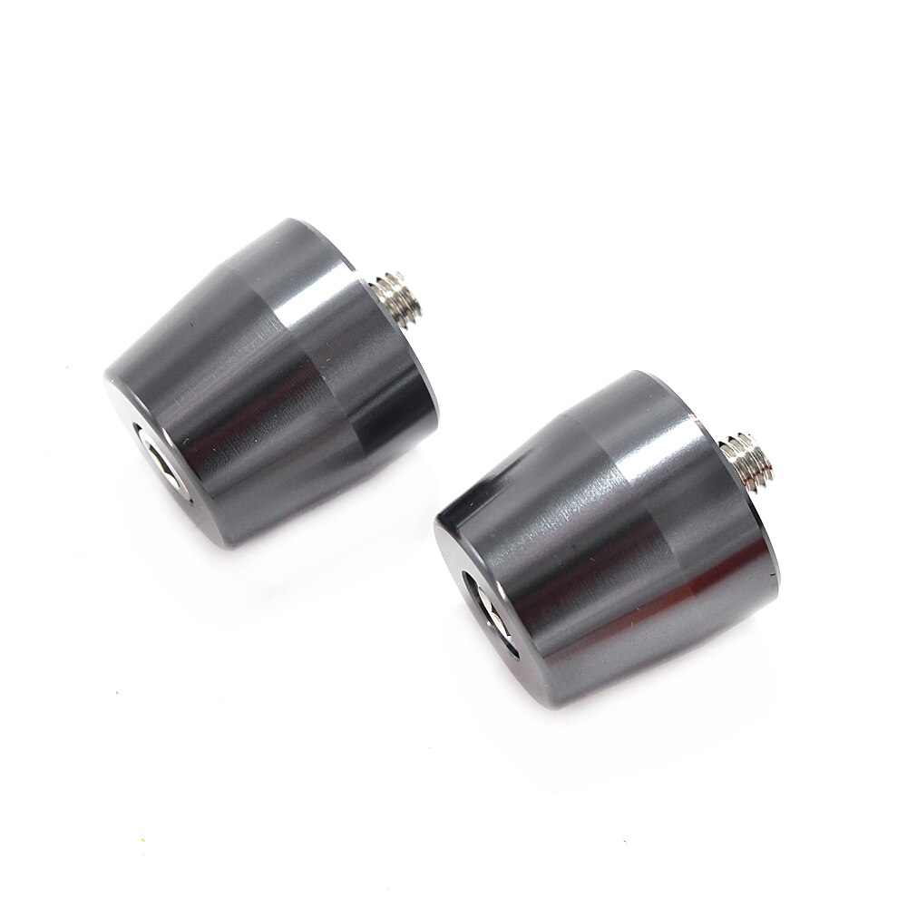 Empuñaduras de manillar para motocicleta KAWASAKI ER6N, ER6F, Z250, Z300, Z650, Z750, Z800, Z900, Z1000, extremos de barra, tapa deslizante, accesorios CNC: Gris
