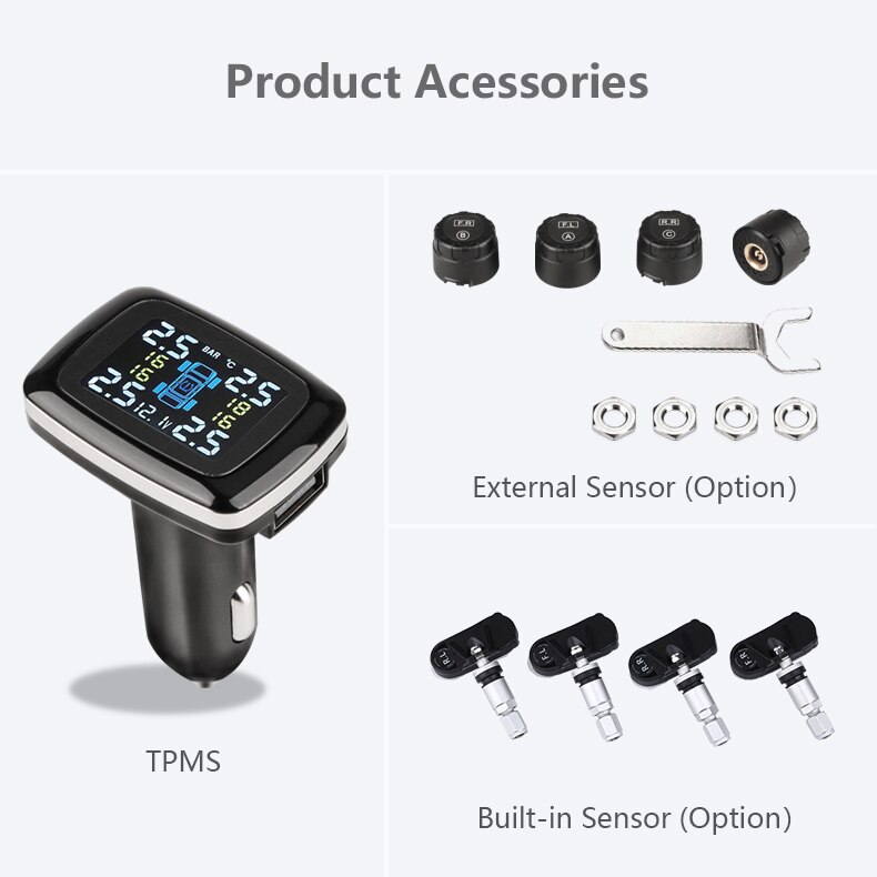 cigarette lighter tpms Cigarette Lighter TPMS LED Display USB Port Automo... – Grandado