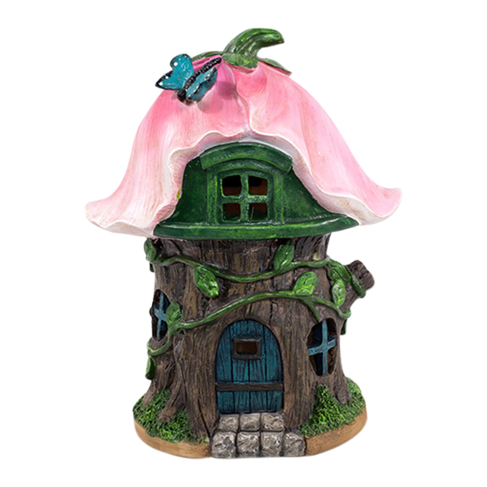 Nette Kobold Haus Dekor LED Solar- Licht Ich bin Freien Balkon Garten Deko Fee Haus Harz Handwerk Ornamente Kinderzimmer Deko: A