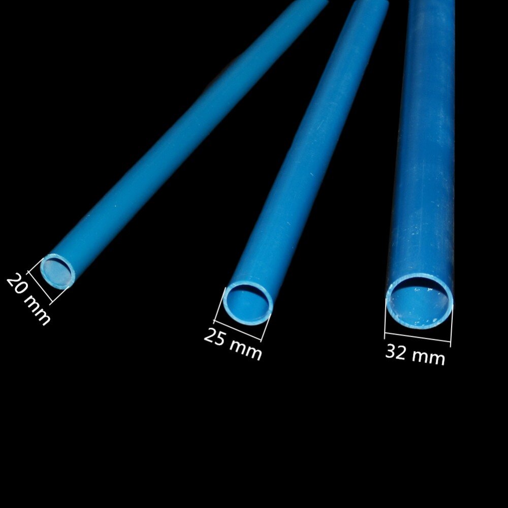 48-50cm(19"Length) PVC Pipe Outer diameter 20mm 25mm 32mm Home Garden Irrigation Tube Fish Tank Water Pipe 1 Pc