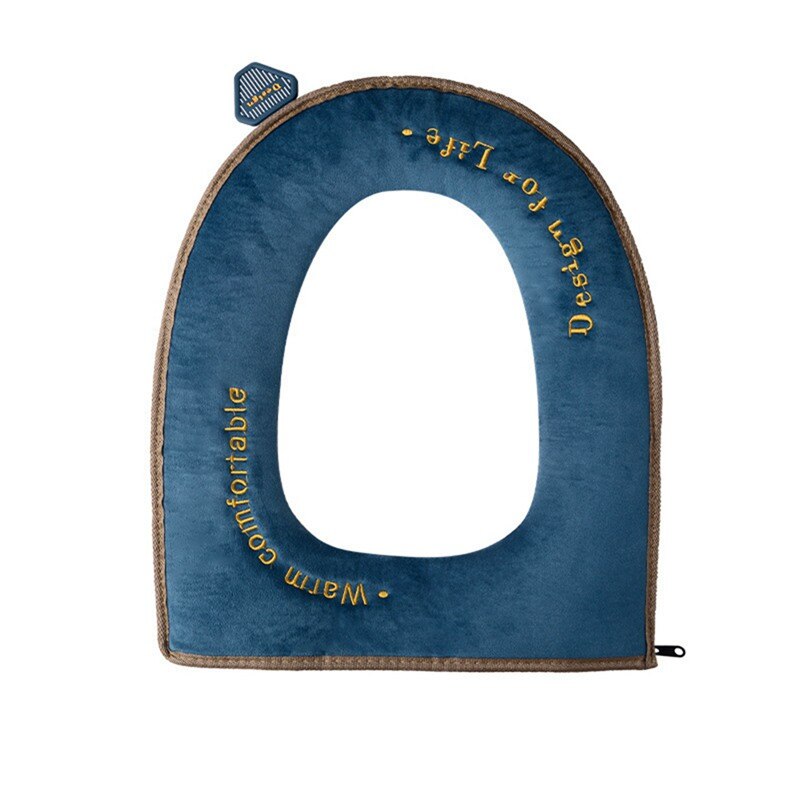 Deska klozetowa mata pokrowiec ocieplacz na zimę pokrowiec na klapę sedesu z miękkiego aksamitu pokrycie siedzenia łazienka patelnia nasadka na sedes wodoodporna toaleta