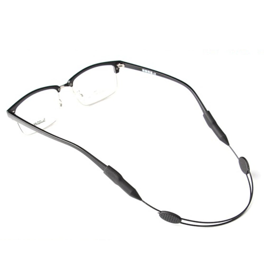 1PC Adjustable Silicone Eyeglasses Straps Sunglasses String Ropes Glasses Chain Sports Band Holder Elastic Anti Slip Cords S M L