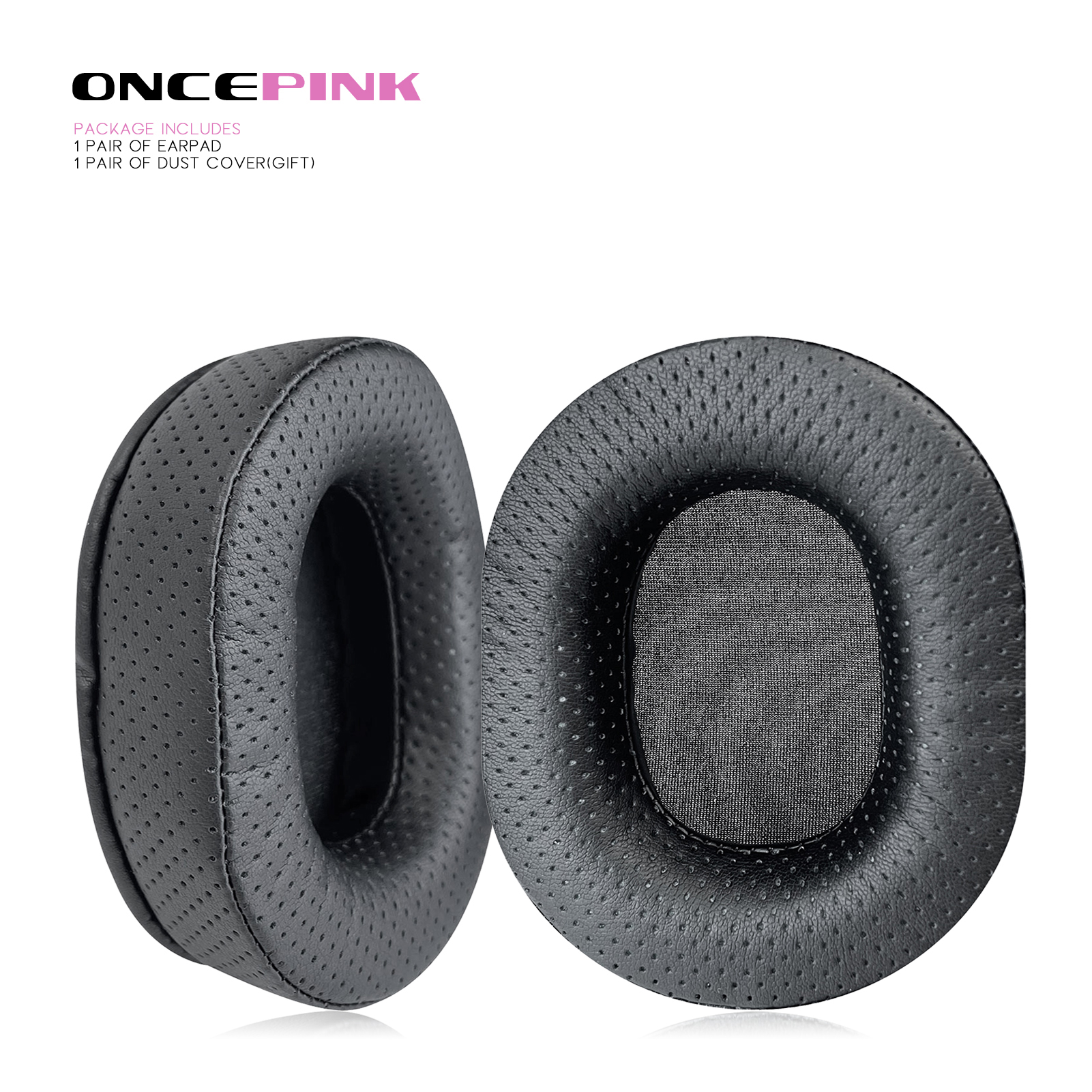 Almohadillas de repuesto Oncepink para auriculares Taotronics Soundsurge 85 90, almohadillas gruesas, orejeras: Gris claro